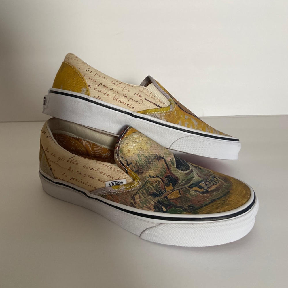 Van Gogh vans slip-ons
